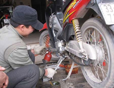 Dịch vụ sửa xe tận nơi nhanh chóng tại khu dân cư Đà Nẵng